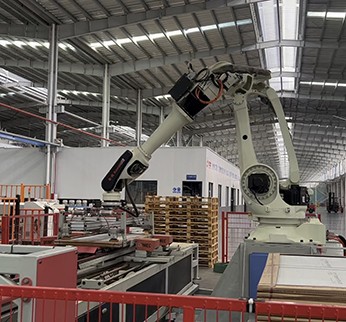 Automatic robotic package line